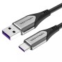 Comprar Cable USB 2.0 Tipo-C Vention COFHH/ USB Tipo-C Macho - USB Macho/ Hasta 100W/ 480Mbps/ 2m/ Gris - Ganga Electrónica