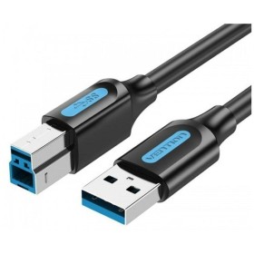 Comprar Cable USB 3.0 Vention COOBD/ USB Tipo-B Macho - USB Macho/ 5Gbps/ 50cm/ Negro - Ganga Electrónica
