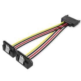 Comprar Cable Alimentación Vention KDBBB/ SATA Macho - 2x SATA Hembra/ 15cm/ Negro - Ganga Electrónica