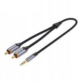 Comprar Cable Estéreo Vention BCNBJ/ Jack 3.5 Macho - 2x RCA Macho/ 5m/ Gris - Ganga Electrónica