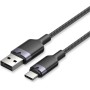 Comprar Cable USB 2.0 Tipo-C Vention CTNBF/ USB Tipo-C Macho - USB Macho/ Hasta 60W/ 480Mbps/ 1m/ Negro - Ganga Electrónica