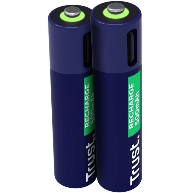 Comprar Pack de 2 Pilas AAA Trust 25585/ Recargables - Ganga Electrónica