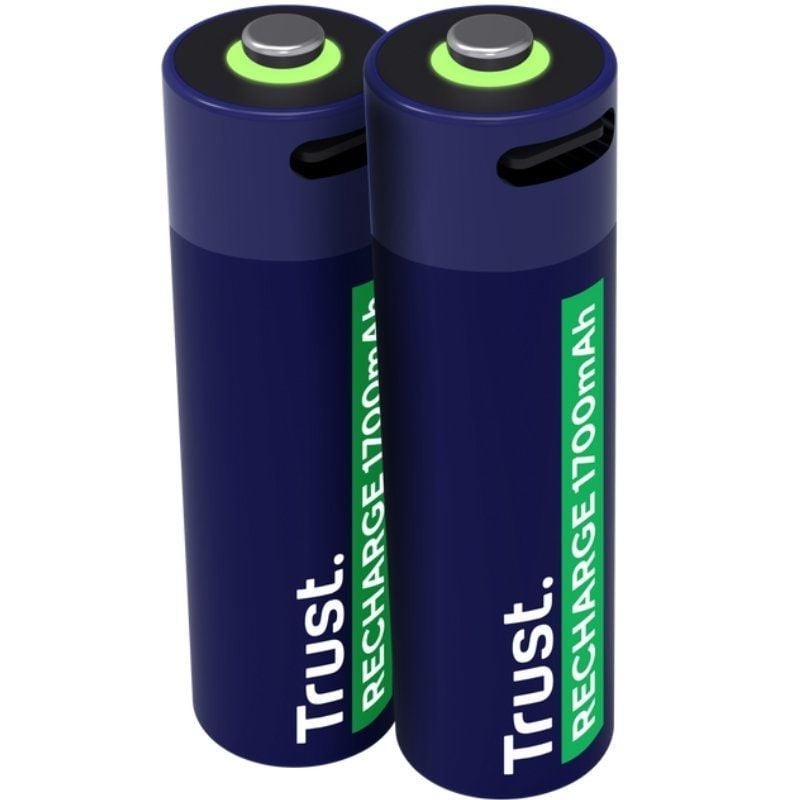 Comprar Pack de 2 Pilas AA Trust 25584/ Recargables - Ganga Electrónica