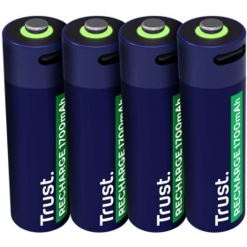 Comprar Pack de 4 Pilas AA Trust 25631/ Recargables - Ganga Electrónica