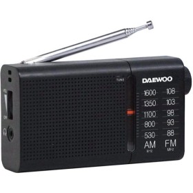 Comprar Radio Portátil Daewoo DW1119/ Negra - Ganga Electrónica