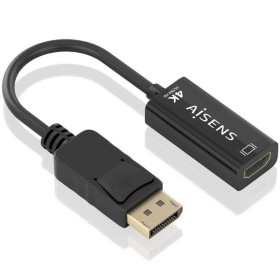 Comprar Conversor Aisens A125-0905/ DisplayPort Macho - HDMI Hembra/ 15cm/ Negro - Ganga Electrónica