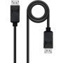 Comprar Cable DisplayPort Nanocable 10.15.2702/ DisplayPort Macho - DisplayPort Macho/ 2m/ Negro - Ganga Electrónica
