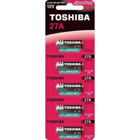 Comprar Pack de 5 Pilas 12V Toshiba 27A/ 12V/ Alcalinas - Ganga Electrónica