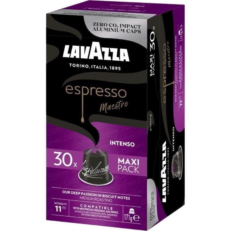 Comprar Cápsula Lavazza Espresso Maestro Intenso para cafeteras Nespresso/ Caja de 30 - Ganga Electrónica