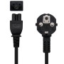 Comprar Cable Alimentación Trébol Nanocable 10.22.0302-L200/ Schuko Macho - C5 Hembra/ 2m/ Negro - Ganga Electrónica