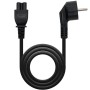 Comprar Cable Alimentación Trébol Nanocable 10.22.0302-L200/ Schuko Macho - C5 Hembra/ 2m/ Negro - Ganga Electrónica