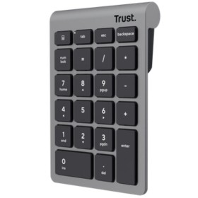 Comprar Teclado Numérico Inalámbrico Trust Xalas Wireless/ Plata - Ganga Electrónica