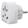 Comprar Enchufe Universal Muvit For Change MCADP0007/ 1 Toma de Corriente/ Blanco - Ganga Electrónica
