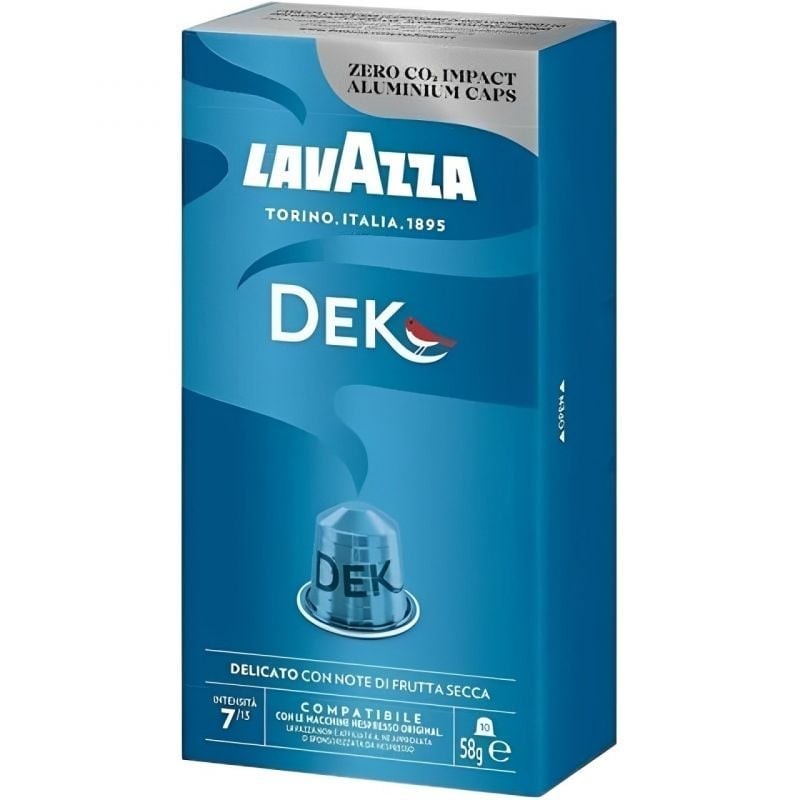 Comprar Cápsula Lavazza Espresso Decaf Descafeinado para cafeteras Nespresso/ Caja de 10 - Ganga Electrónica
