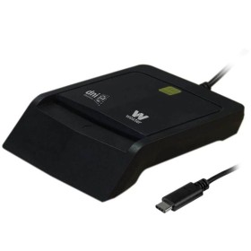 Comprar Lector de DNI y Tarjetas Woxter PE26-200/ USB Tipo-C/ Negro - Ganga Electrónica