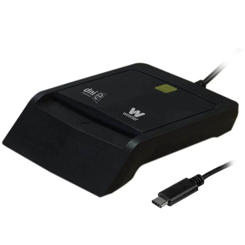 Comprar Lector de DNI y Tarjetas Woxter PE26-200/ USB Tipo-C/ Negro - Ganga Electrónica