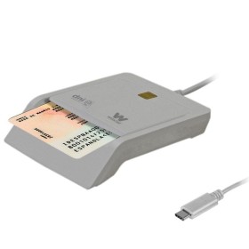 Comprar Lector de DNI y Tarjetas Woxter PE26-198/ USB Tipo-C/ Blanco - Ganga Electrónica