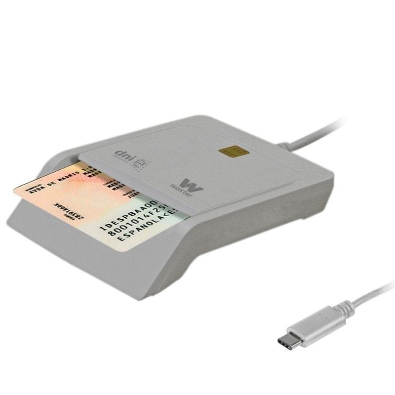 Comprar Lector de DNI y Tarjetas Woxter PE26-198/ USB Tipo-C/ Blanco - Ganga Electrónica