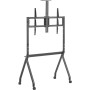 Comprar Soporte de Suelo con Ruedas Aisens FT86FE-369 para TV de 55-100'/ hasta 120kg - Ganga Electrónica