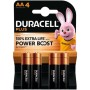 Comprar Pack de 4 Pilas AA Duracell Plus Power Boost DPBLR6B4/ 1.5V/ Alcalinas - Ganga Electrónica