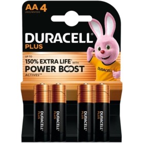 Comprar Pack de 4 Pilas AA Duracell Plus Power Boost DPBLR6B4/ 1.5V/ Alcalinas - Ganga Electrónica