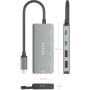 Comprar Hub USB Tipo-C Aisens A109-0946/ 2xUSB/ 2xUSB Tipo-C/ 1xUSB Tipo-C PD/ Gris - Ganga Electrónica