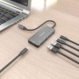 Comprar Hub USB Tipo-C Aisens A109-0946/ 2xUSB/ 2xUSB Tipo-C/ 1xUSB Tipo-C PD/ Gris - Ganga Electrónica