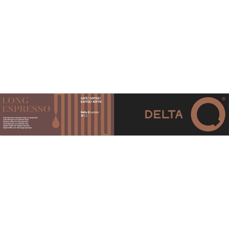 Comprar Cápsula Delta Delta Q-Long Espresso para cafeteras Delta/ Caja de 10 - Ganga Electrónica