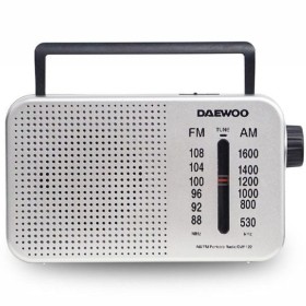 Comprar Radio Portátil Daewoo DW1122/ Plata - Ganga Electrónica