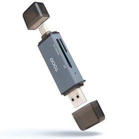 Comprar Lector de Tarjetas Externo TOOQ TQR-3001G/ USB 3.0 y USB Tipo-C - Ganga Electrónica
