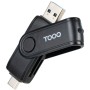 Comprar Lector de Tarjetas Externo TOOQ TQR-3003B/ USB 2.0 y USB Tipo-C - Ganga Electrónica