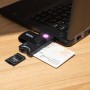 Comprar Lector de DNI, Tarjetas Inteligentes, SD y MicroSD TOOQ TQR-3012B/ USB 2.0/ Negro - Ganga Electrónica