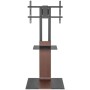 Comprar Soporte de Suelo Inclinable/ Giratorio con Bandeja DVD Aisens FT86TSE-401 para TV de 37-86'/ hasta 50kg - Ganga Electrón