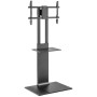 Comprar Soporte de Suelo Inclinable/ Giratorio con Bandeja DVD Aisens FT86TSE-399 para TV de 37-86'/ hasta 50kg - Ganga Electrón