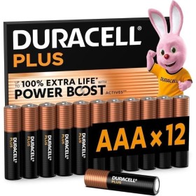 Comprar Pack de 12 Pilas AAA Duracell Plus Power Boost DPBLR3B12/ 1.5V/ Alcalinas - Ganga Electrónica