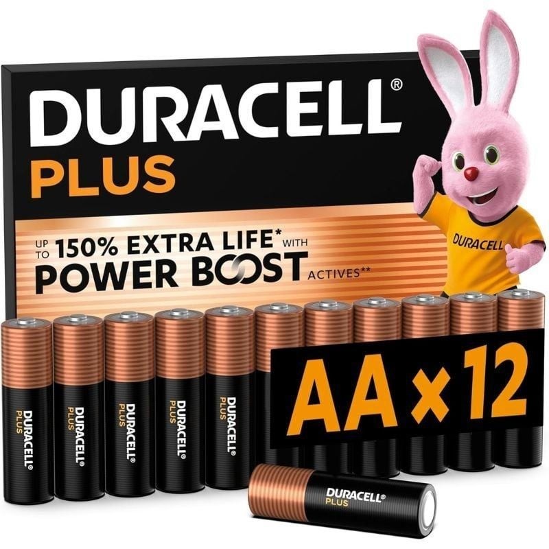 Comprar Pack de 12 Pilas AA Duracell Plus Power Boost DPBLR6B12/ 1.5V/ Alcalinas - Ganga Electrónica