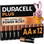 Comprar Pack de 12 Pilas AA Duracell Plus Power Boost DPBLR6B12/ 1.5V/ Alcalinas - Ganga Electrónica