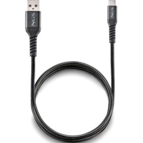 Comprar Cable USB 2.0 NGS KNOT-AC/ USB Macho - USB Tipo-C Macho/ 480Mbps/ 1m/ Negro - Ganga Electrónica