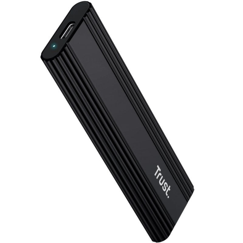 Comprar Caja Externa para Disco SSD M.2 Trust 25806/ USB 3.2 Gen2/ Sin tornillos - Ganga Electrónica