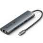 Comprar Hub USB Tipo-C 3.2 Vention TGVHB/ 2xUSB/ 1xUSB Tipo-C PD/ 1xUSB Tipo-C/ 1xRJ45/ 1xLector de Tarjetas/ 1xJack 3.5mm/ 1xHD