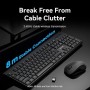 Comprar Teclado y Ratón Inalámbricos Vention Combo KTZB0-ES - Ganga Electrónica