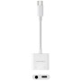 Comprar Adaptador Audio Nanocable 10.24.1206/ USB Tipo-C Macho - Jack 3.5 Hembra/ USB Tipo-C Hembra/ Blanco - Ganga Electrónica