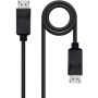 Comprar Cable DisplayPort 1.4 8K Nanocable 10.15.2800/ DisplayPort Macho - DisplayPort Macho/ 50cm/ Certificado/ Negro - Ganga E