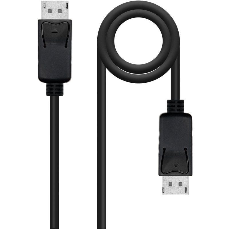 Comprar Cable DisplayPort 1.4 8K Nanocable 10.15.2803/ DisplayPort Macho - DisplayPort Macho/ 3m/ Certificado/ Negro - Ganga Ele