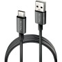 Comprar Cable USB 2.0 NGS ZYRO-AC/ USB Macho - USB Tipo-C Macho/ Hasta 15W/ 480Mbps/ 1m/ Negro - Ganga Electrónica