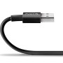 Comprar Cable USB 2.0 NGS ZYRO-AC/ USB Macho - USB Tipo-C Macho/ Hasta 15W/ 480Mbps/ 1m/ Negro - Ganga Electrónica