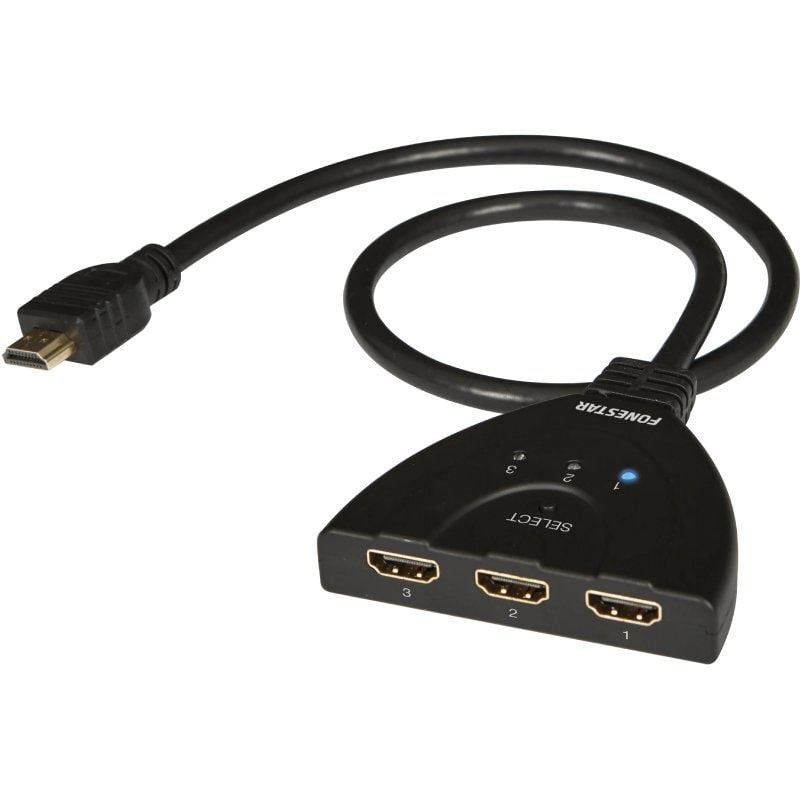 Comprar Switch HDMI 3 en 1 Fonestar FO-513/ 3xHDMI - Ganga Electrónica