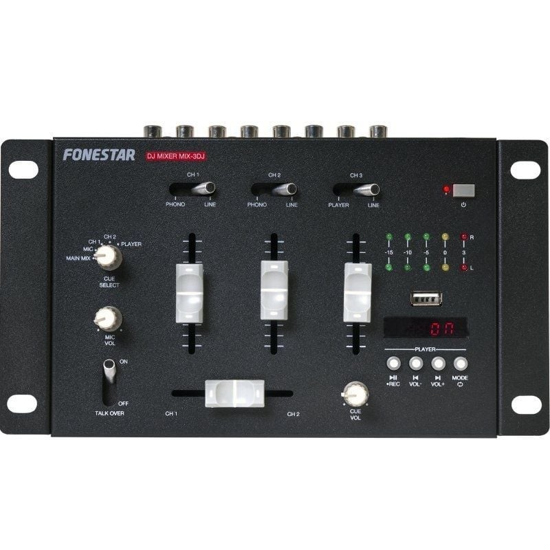 Comprar Mesa de Mezclas Fonestar MIX-3DJ - Ganga Electrónica