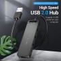 Comprar Hub USB 2.0 Vention CHMHB/ 4xUSB/ 1xMicroUSB PD - Ganga Electrónica