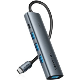 Comprar Hub USB Tipo-C 3.0 Vention TGZHB/ 3xUSB/ 1xUSB Tipo-C PD/ Gris - Ganga Electrónica
